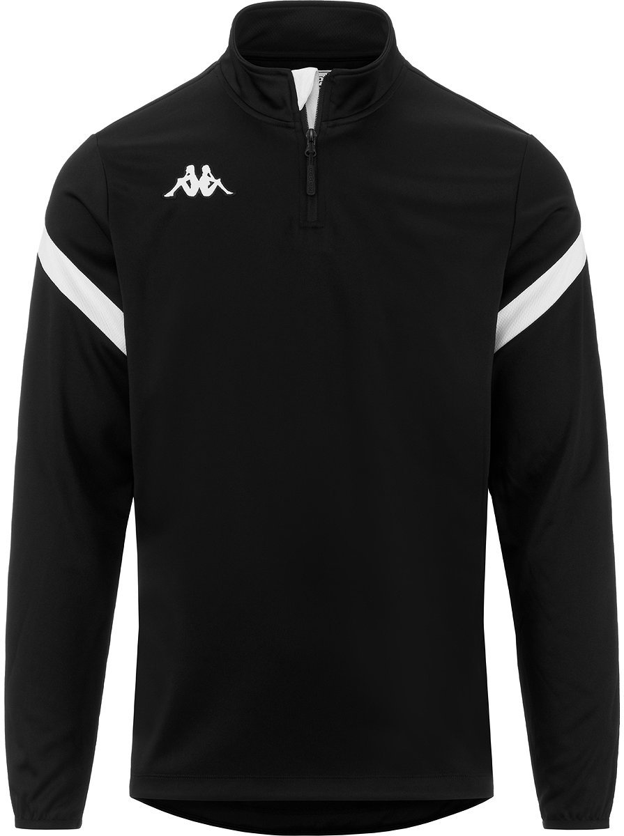 Kappa Core Dolvole Ziptop Heren - Zwart / Wit | Maat: L