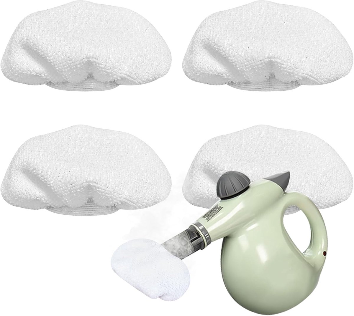 Deze set van 4 universele microvezel reinigingsdoekjes is geschikt voor handstoomreinigers zoals Bissell, Dupray, PurSteam, Wagner Spraytech, McCulloch en Comfortday. De doekjes zijn herbruikbaar en wasbaar.