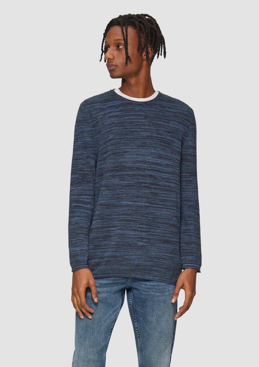 Q/S designed by - Pull - Maat S - Mannen - 54W0 BLUE -