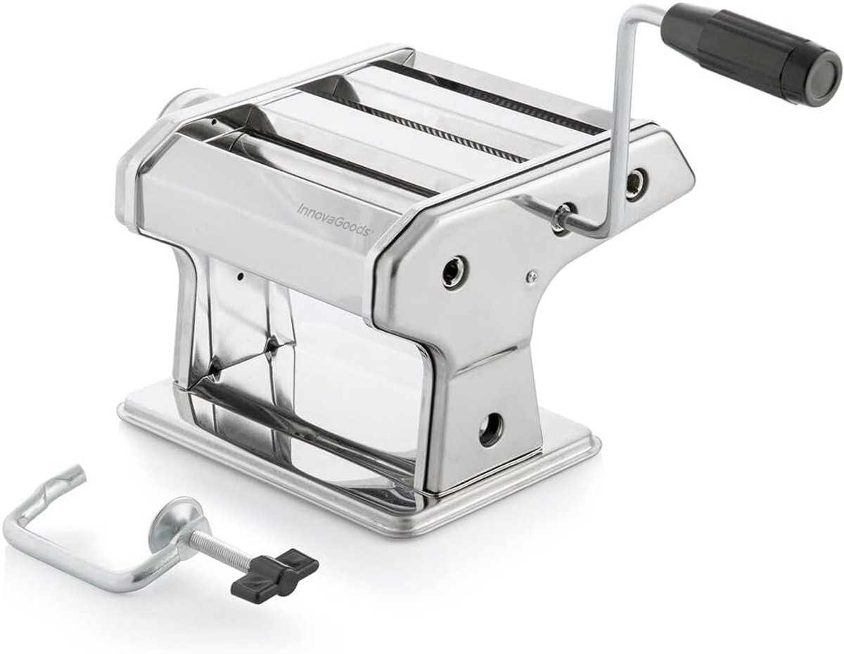Pastamachine voor Verse Pasta met 6 Instelbare Diktes, Handmatige Ontbladmachine