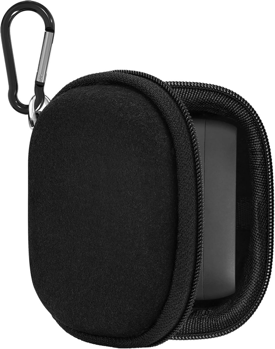 Oordopjes Case - Oortjes Hoesje - Reizen Bescherming - Harde Shell - 9x7.2x4.2 cm - Zwart
