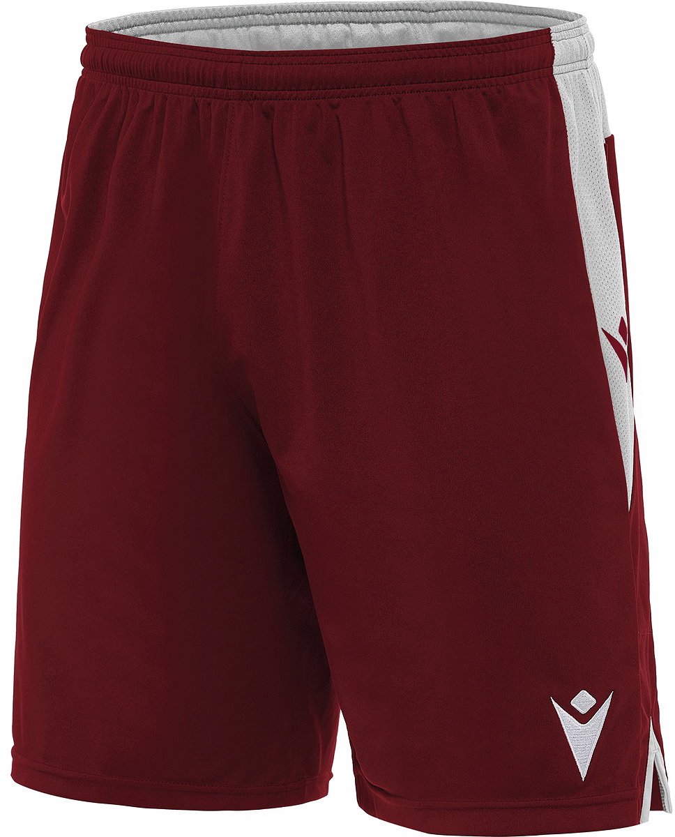 Macron Tempel Short Heren - Bordeaux / Wit | Maat: M
