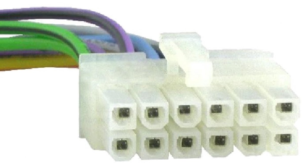 ISO kabel voor Pioneer autoradio - Diverse DEH - 12-pins - Open einde