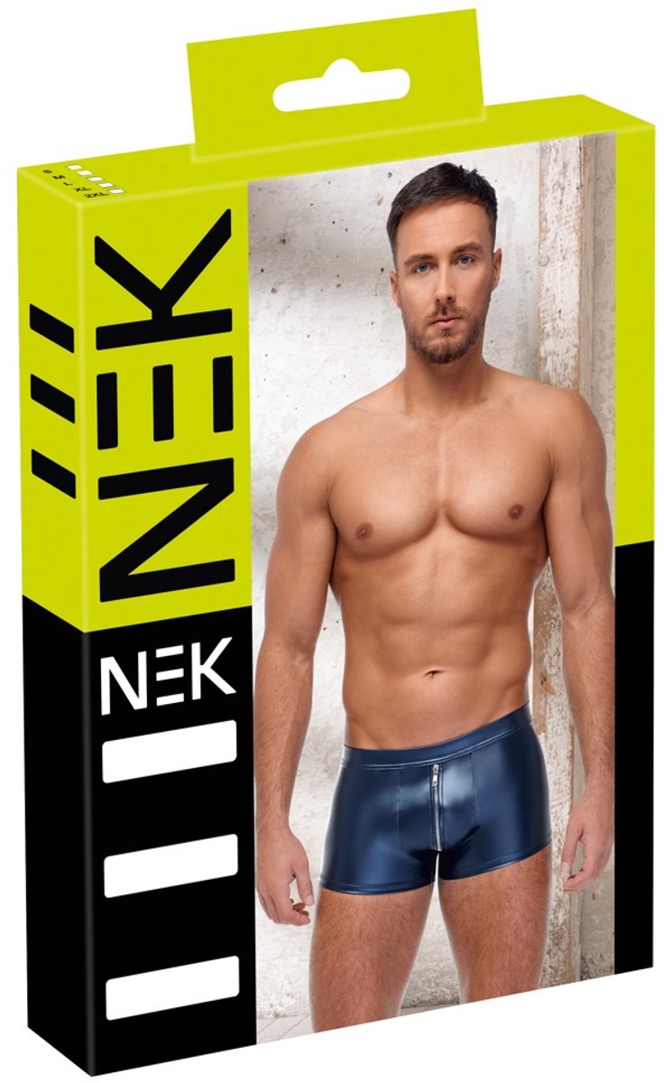 Metallic Wetlook Mannen Shorts Mat