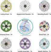 Toilet Tapes - Assortidoos - 55 stuks - WC Blokjes - 250+ Spoelbeurten per stuk - Minstens 65% Minder Plastic - Vegan Formulering - ook geschikt voor randloos toilet - verpakt in FSC karton