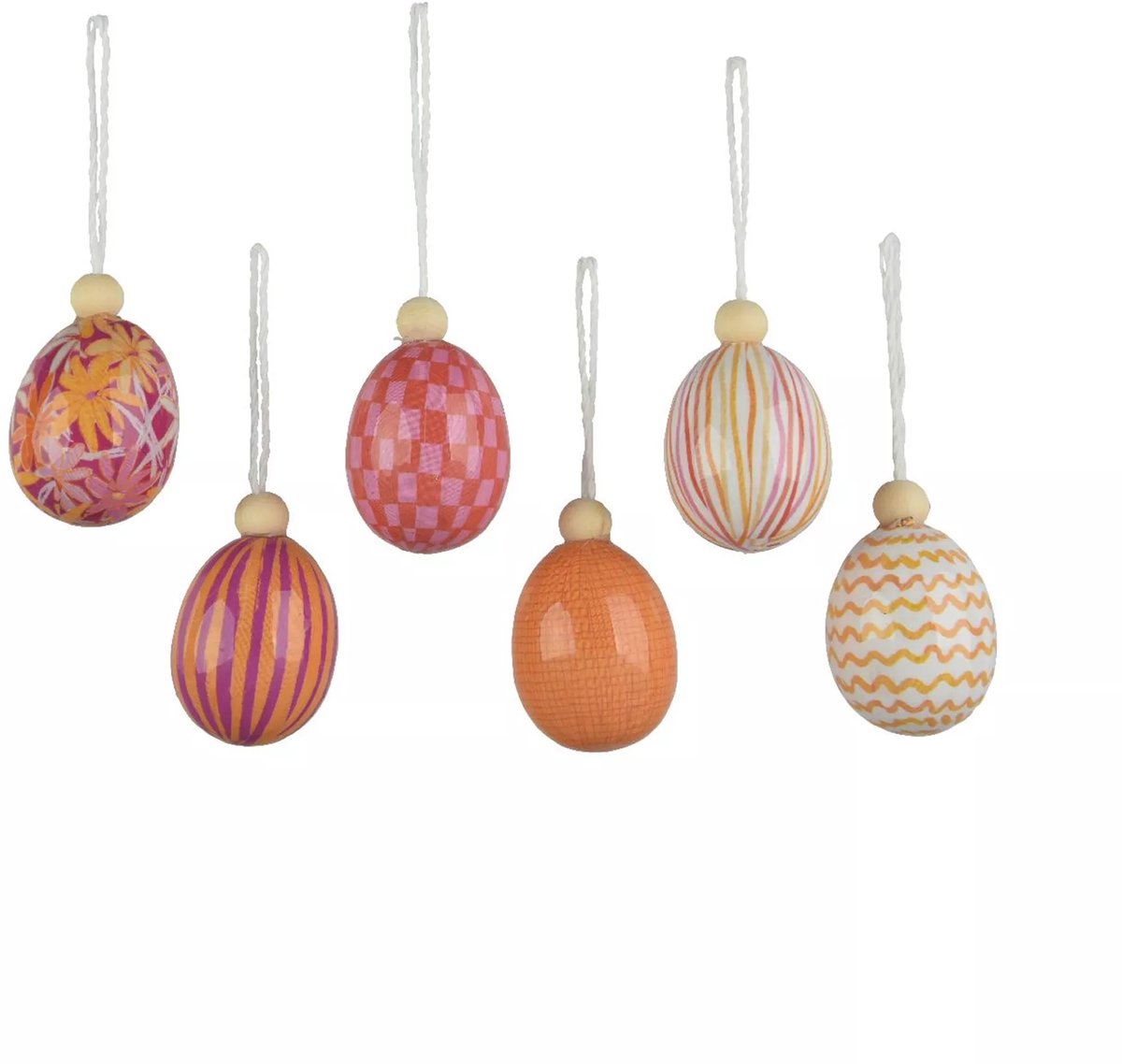 Decoris Hangdecoratie ei foam roze | voor paastak en kransen