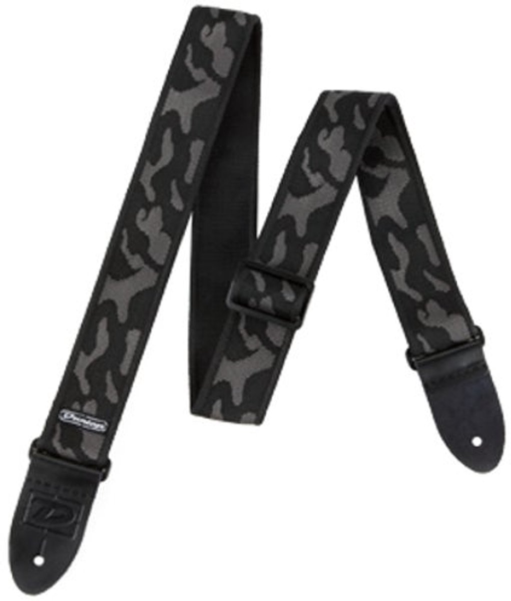 Dunlop D38-10GY gitaarband Camouflage Grey