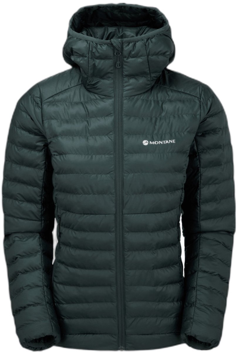Donsjack met capuchon voor dames Montane Icarus Groen