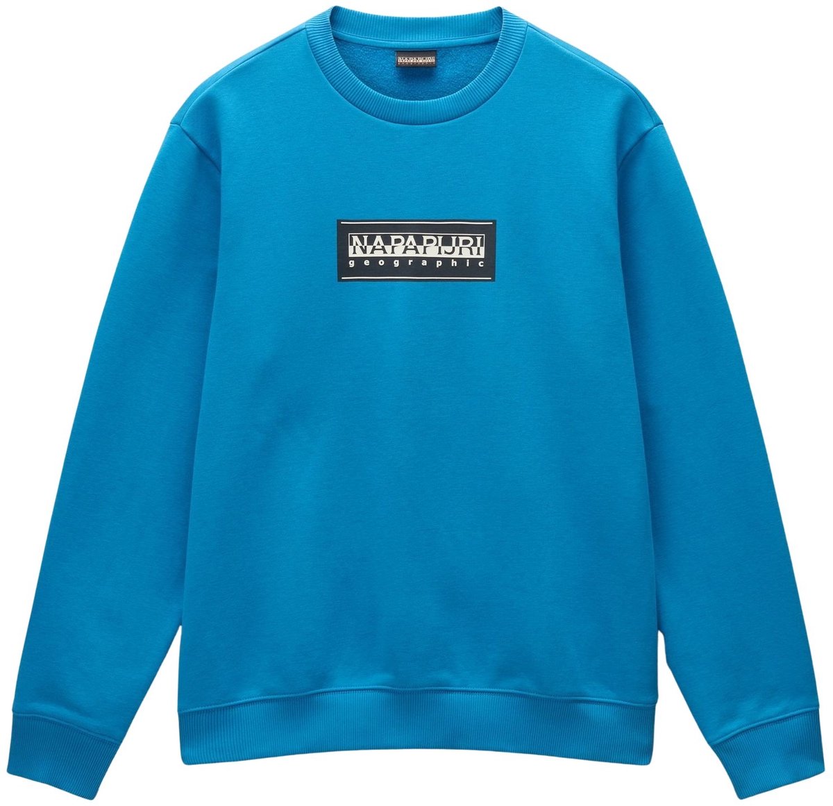 Sweater met ronde hals en logo Napapijri B-Box Blauw