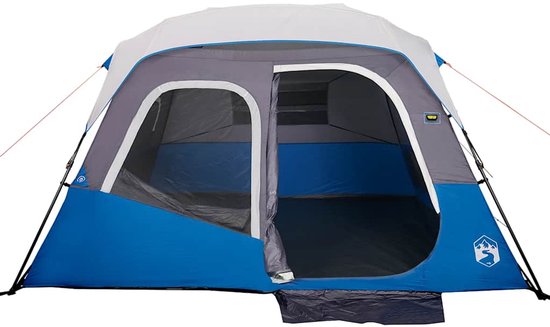 vidaXL - Tent - met - LED - 6-persoons - snelontgrendeling - lichtblauw van Vidaxl — afbeelding 5