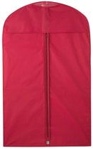 Beschermhoes voor kleding 100 x 60 cm - Rood - Kledinghoezen - Kleding opbergen/opruimen - Jas/colbert/kostuum