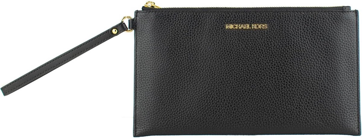 Luxe Leren Polsbandje met Ritssluiting en Groot Formaat