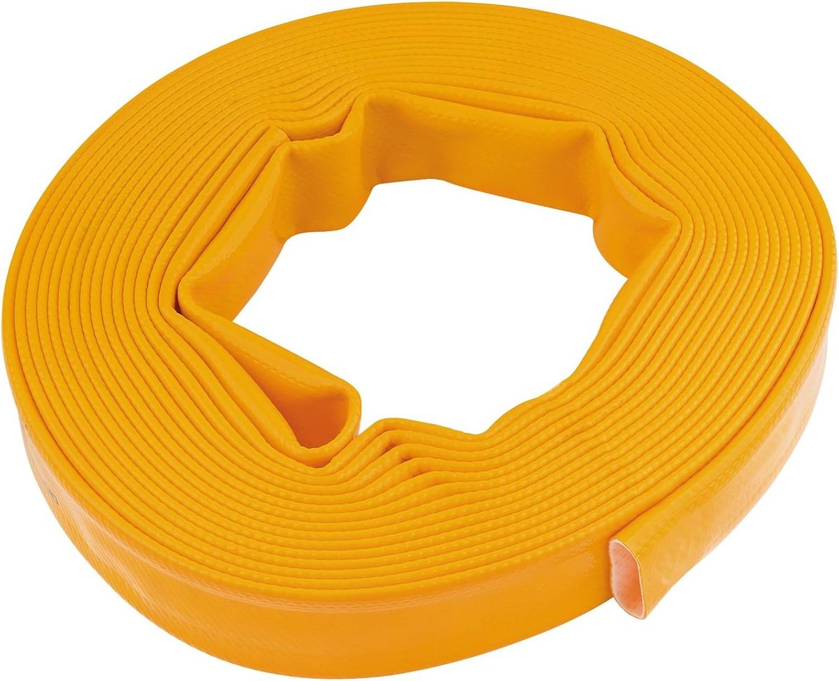 Platte Slang - Tuinslang Perslucht - Water Transport - Hoge Flexibiliteit - 10m x 25mm - Blauw