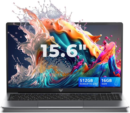 Acemagic LX15 Laptop - 15,6 inch - Intel N95 processor tot 3,4 GHz - 16GB DDR4 RAM 512GB SSD - Windows 11 Pro - WiFi 5 - BT5.0 - Notebook Grijs - Acemagic - Hoofdafbeelding