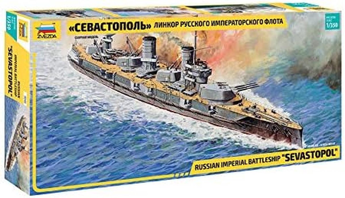 Modelbouwset Slagschip Sevastopol Schaal 1:350 voor Volwassenen