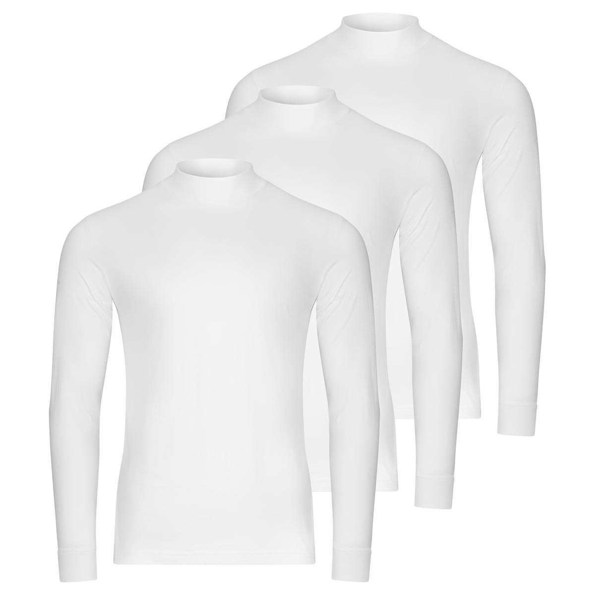 RAGMAN Heren longsleeve 3 pack Basic
