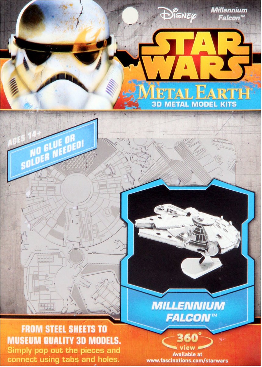 Metal earth Star Wars Millennium Falcon - Bouwpakket — afbeelding 17