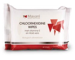 Maxani Chloorhexidine Doekjes met Vitamine E - 40 Doekjes