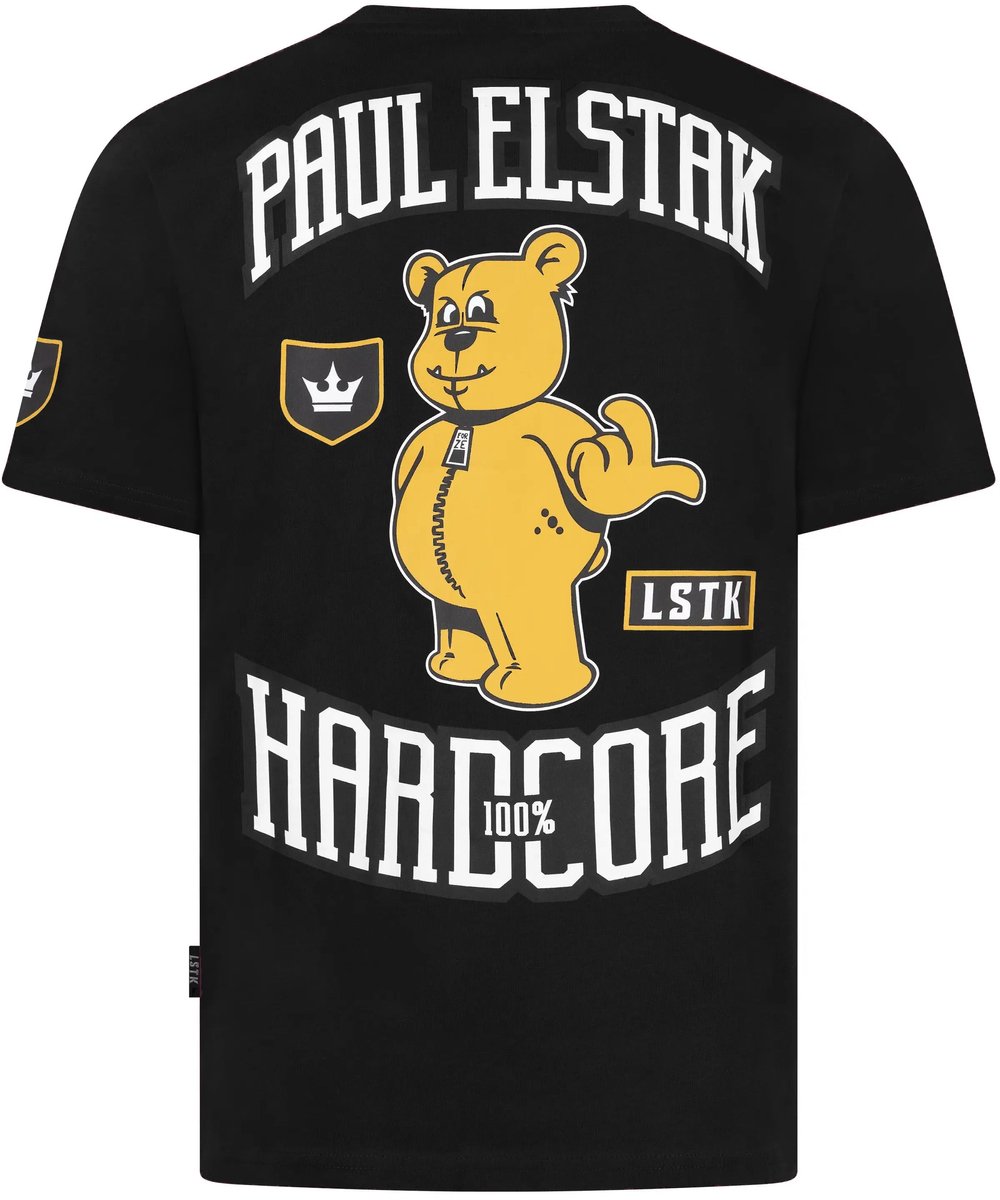 100% Hardcore Paul Elstak T-shirt - Forze beer - Zwart - Unisex