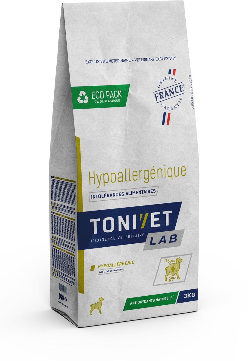 Tonivet Lab Hypoallergeen Hond - 3kg