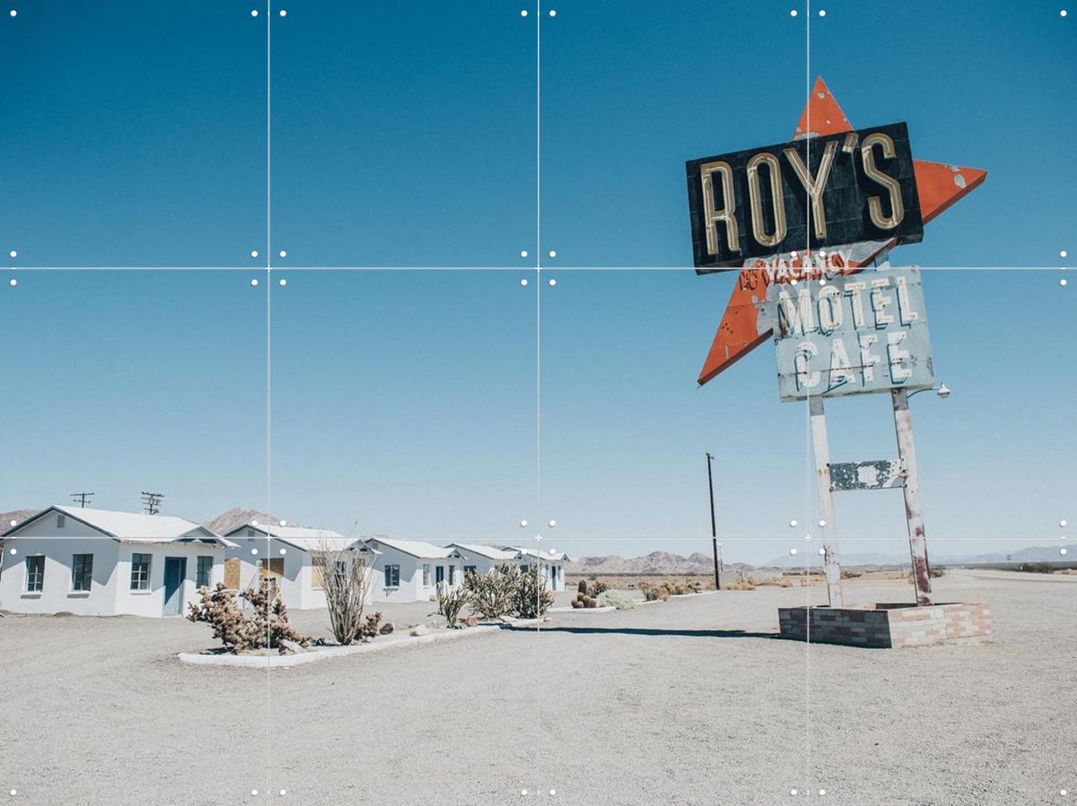 IXXI Roy's, Chris Abatzis - 80 x 60 cm - Gratis ophangtool - Grote wanddecoratie en posters - Vintage, Fotografie, Woonkamer, Gang, Café, Eetkamer