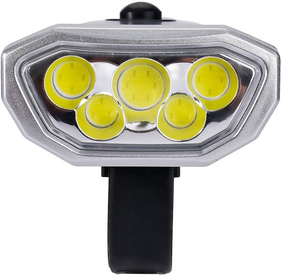 Oneay LED fietskoplamp op batterijen - Waterbestendige voorverlichting met bevestigingsband - Voor elke fietssoort — afbeelding 2