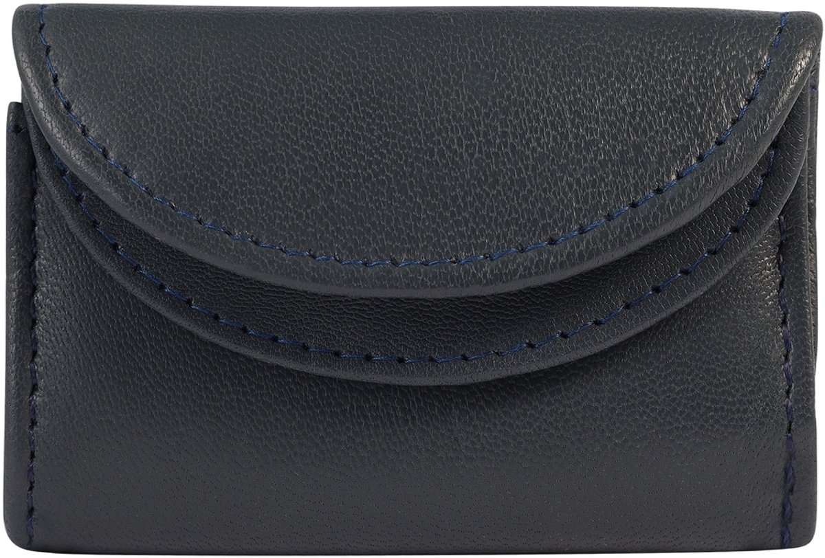 EXCELLANC Excellanc Unisex Portemonnee Manessa echt leer, unisex, 5,2 x 7,8 cm
