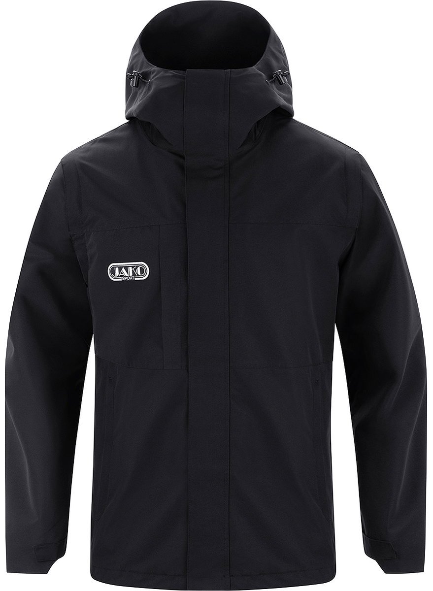 Jako Wardrobe Allweatherjas Heren - Zwart | Maat: XL