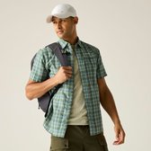 Chemise à carreaux à manches courtes Mindano pour homme