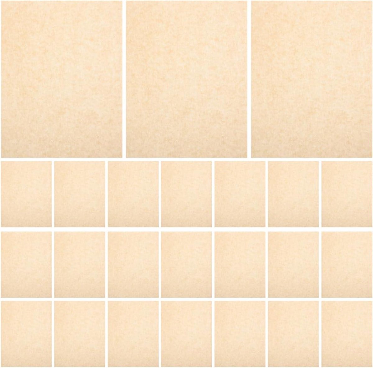 Kook en Grill Bakpapier 100 Vellen - Oliebestendig - Voedselwaspapier 24 x 7,9 cm