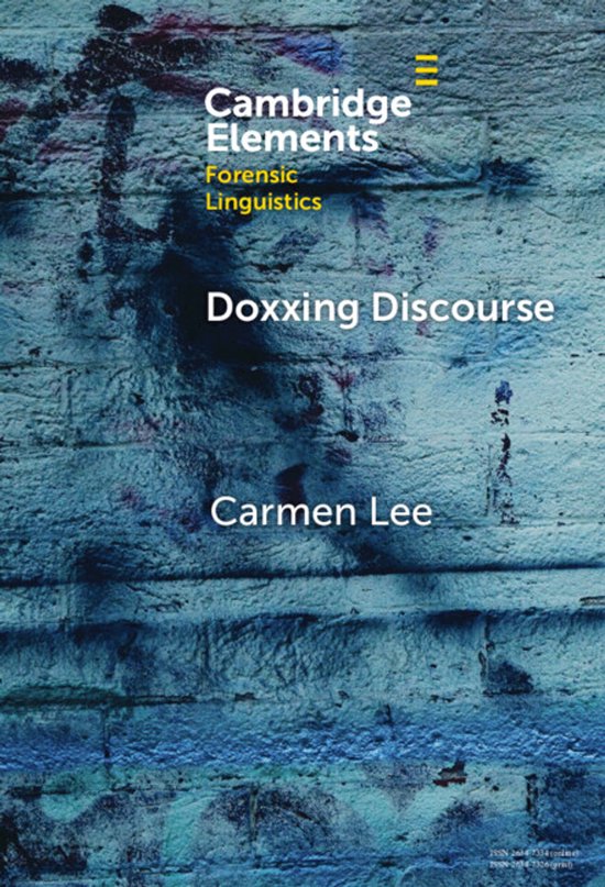 Elements in Forensic Linguistics- Doxxing Discourse - cover