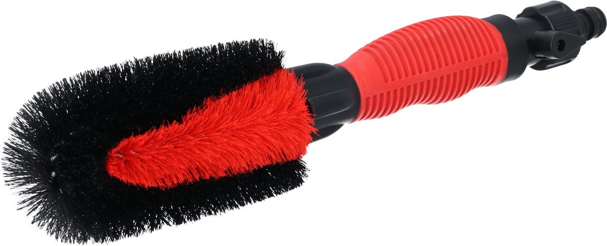 PINGI pbs v2 wielborstel - intensieve reiniging van velgen, wielen en spaken - geïntegreerde aan/uit schakelaar - ergonomische antisliphandgreep