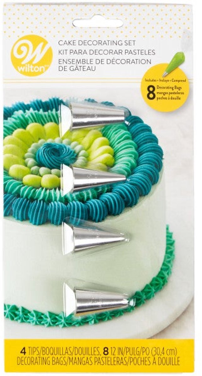 Wilton Setvoor Taartdecoratie set/12