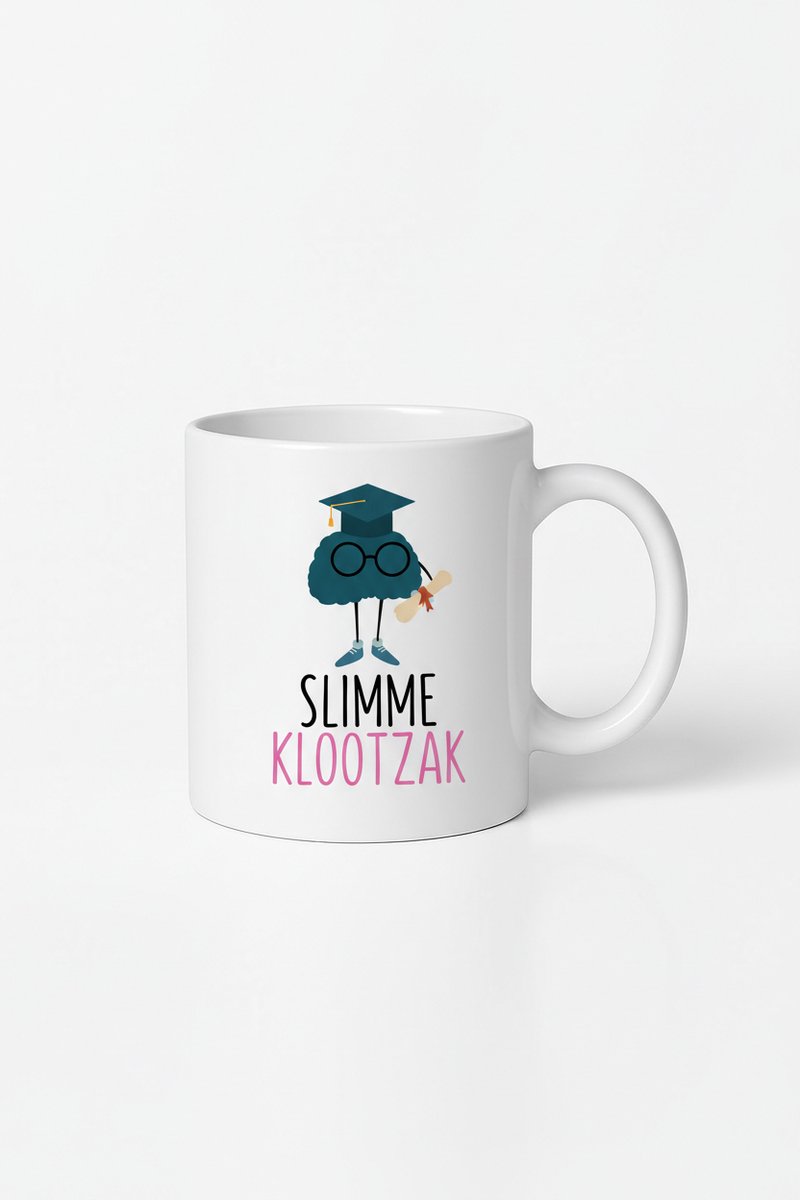 Slimme Klootzak Mok - Origineel Cadeau voor Geslaagden