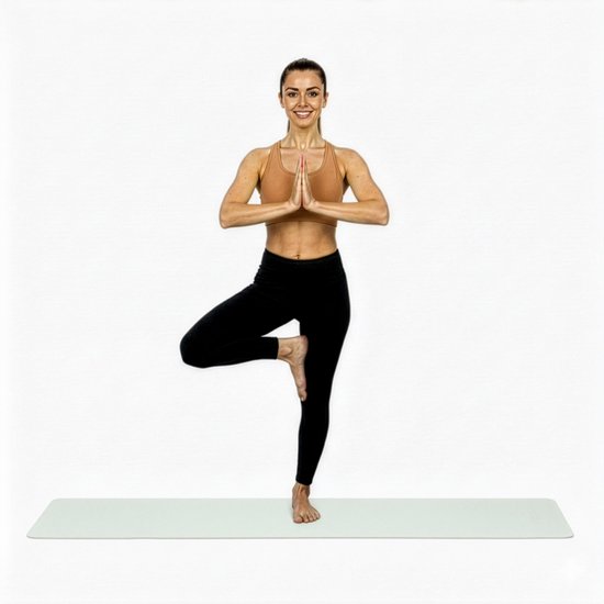 Actiget® Yogamat - Extra Dik - Inclusief Draagriem - 183 x 61 x 0.6 CM - Mint - TPE van Actiget — afbeelding 4