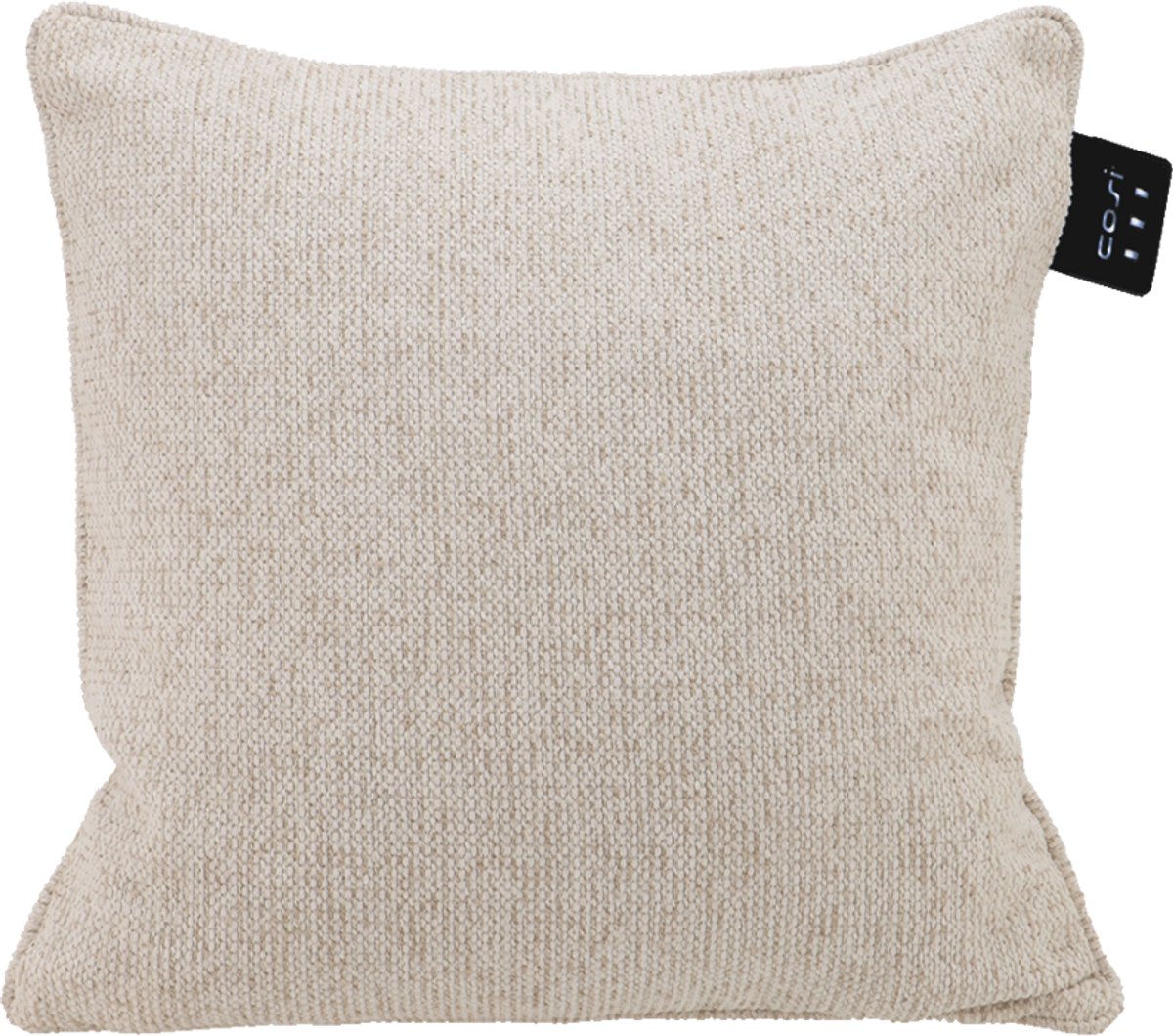 Cosipillow Teddy beige 50x50 cm Warmtekussen - 3 Warmtestanden - UV-bestendig, kleurvast en schimmelwerend - Voor binnen en buiten