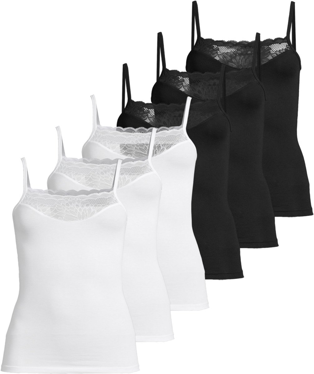 Conta Dames spaghettitop 6 pack Modal