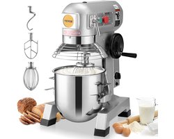 VEVOR Keukenmachine Standmixer 1100W Kneedmachine 18,7L Deegmixer Mixer