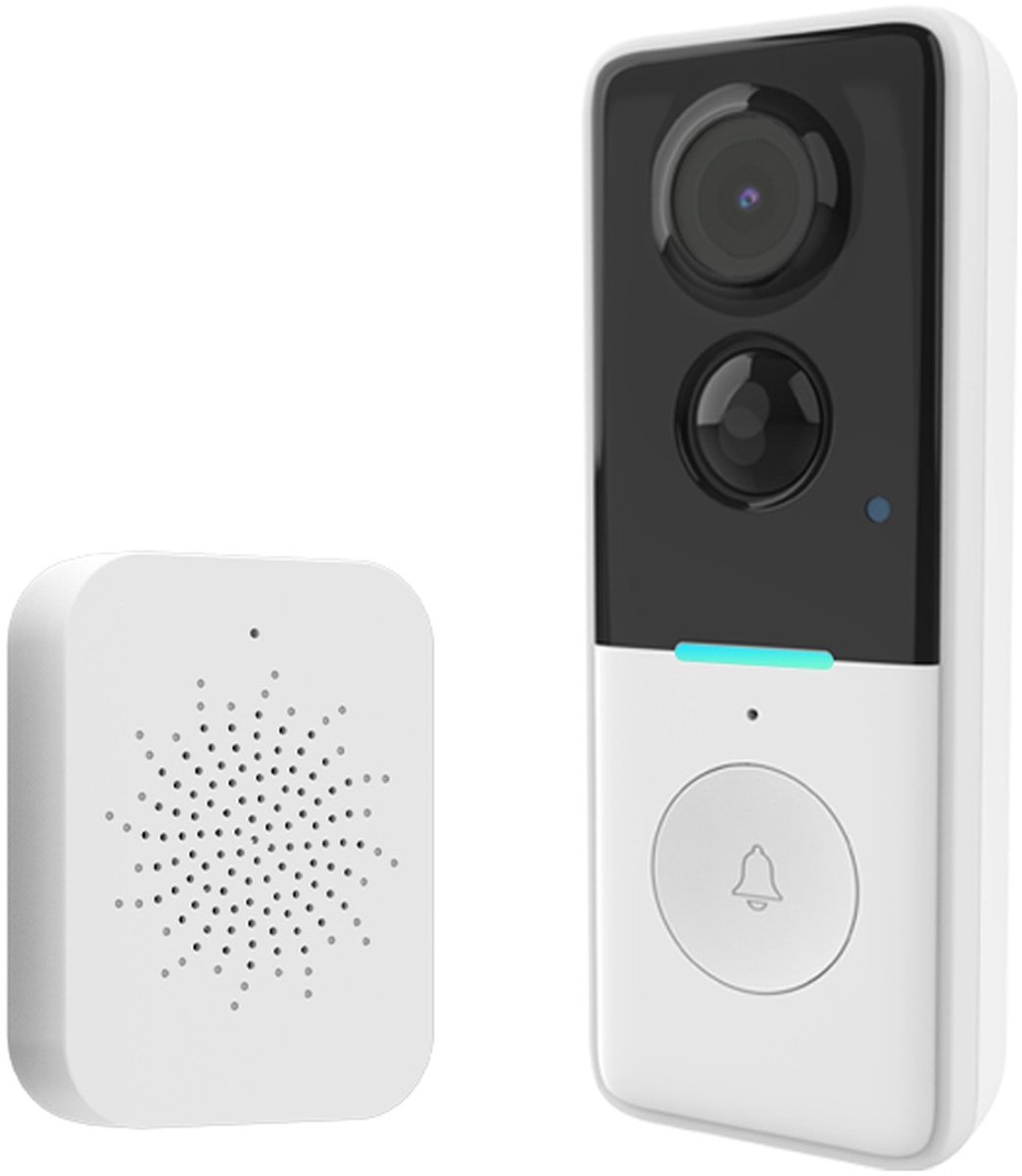 WiFi Video Deurbel | Deurbel | Wifi | App bediening | Buitenmontage | Tweeweg audio | Tuya Smart Life | Zwart