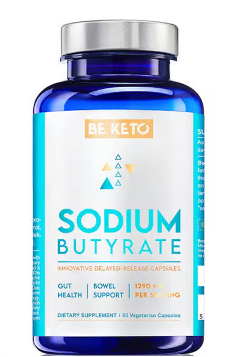 Be Keto | Sodium Butyrate | 90 Capsules | 90 stuks