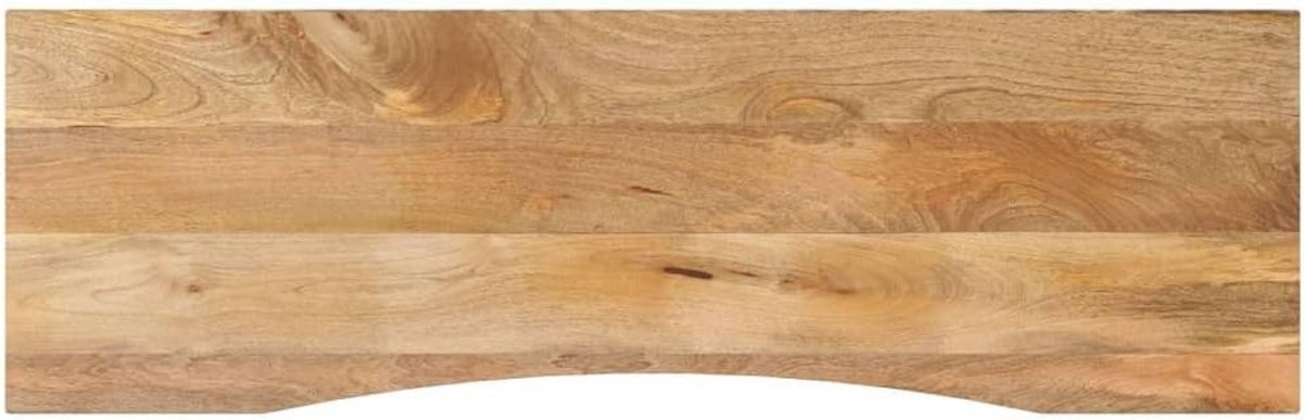 Massief Houten Bureaublad 160x50 cm Ruw Mangohout voor Bureaus