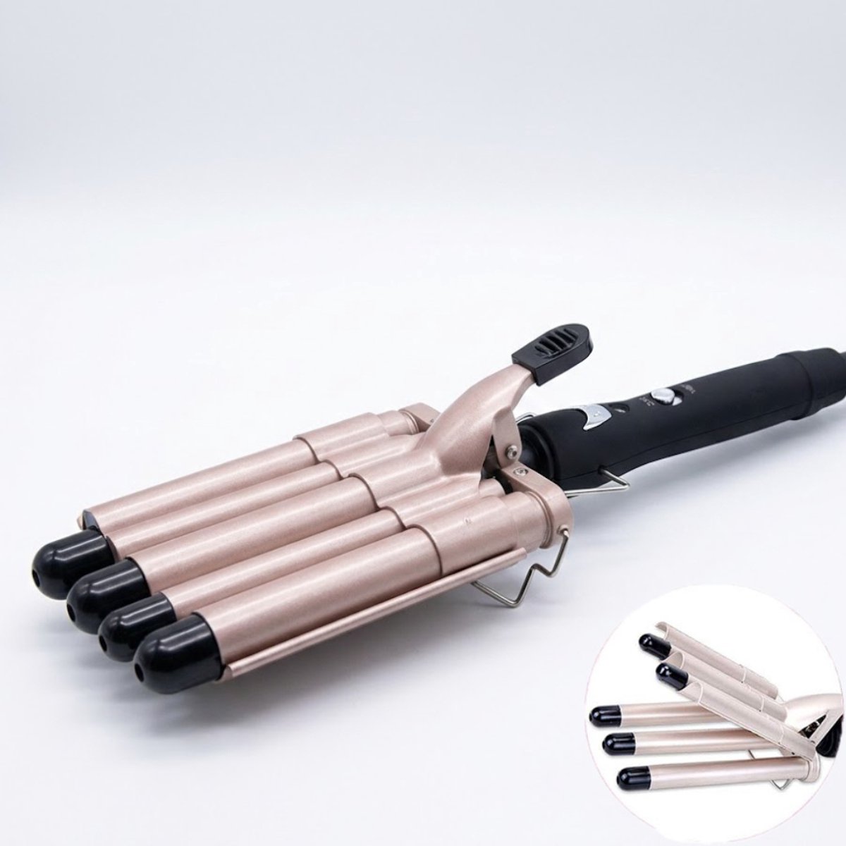 MKSS® Wafeltang Krultang voor Dik en Dun Haar met Handschoenen - Deze informatie moet worden opgevolgd. - €79,95