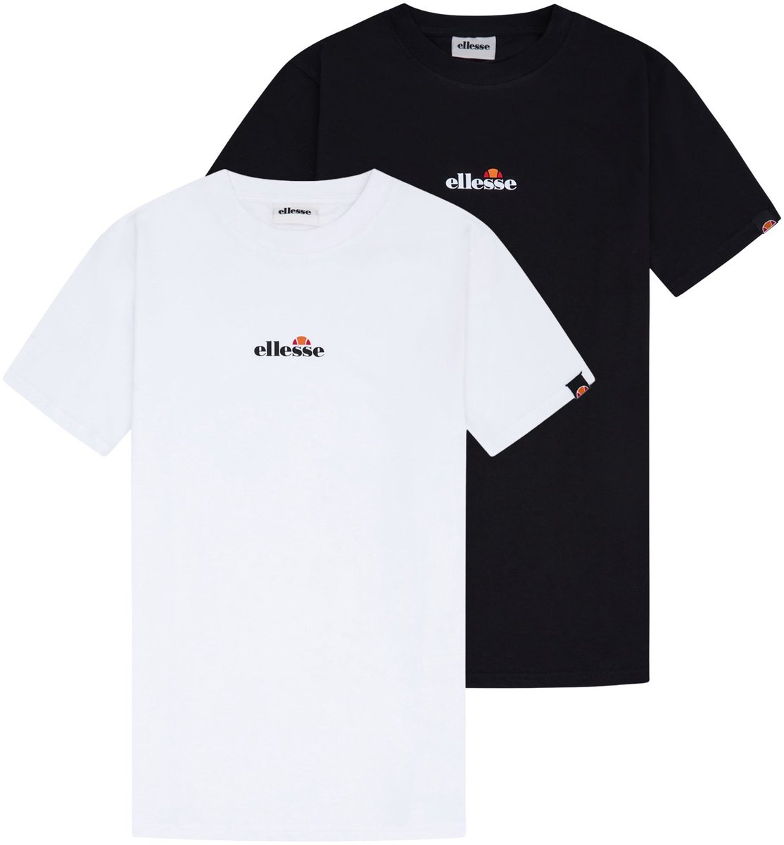Ellesse T-shirt OLLIO 2 TEE Set van 2 Zwart