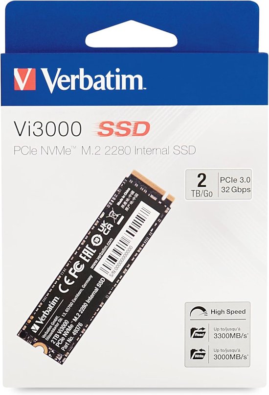 Interne SSD - Snelle Opslag - Computer Upgrade - PCIe NVMe M.2 - 2TB Capaciteit — afbeelding 5