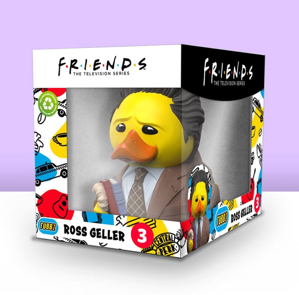 Numskull - Best of TUBBZ Boxed Badeend - Friends - Ross Geller - 9cm