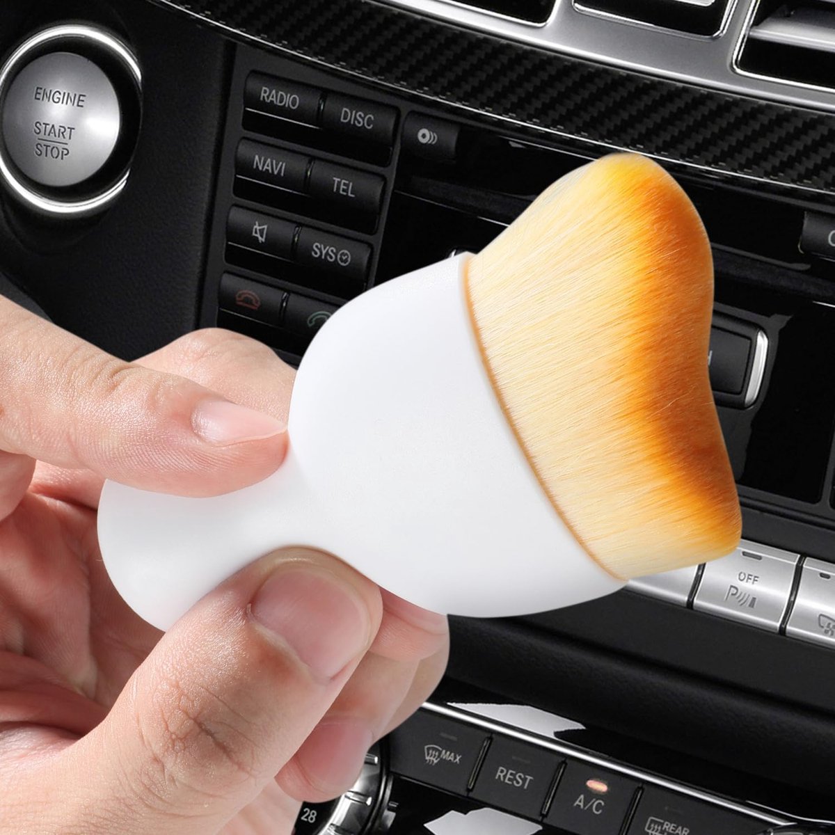 Zachte Borstel voor het Reinigen van Autointerieur en Dashboard