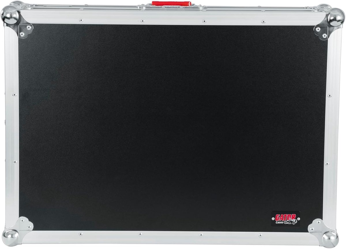 Robuuste DJ Controller Koffer met Schuifbaar Laptop Platform en Wielen