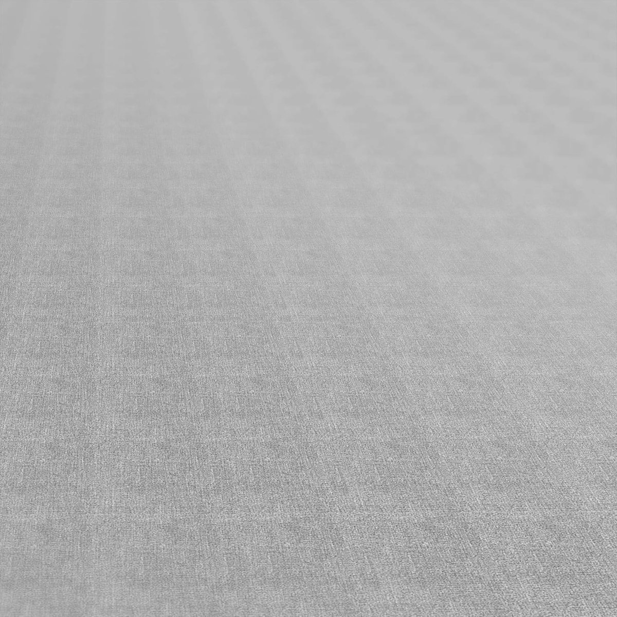 Ronde Afwasbare Tafelzeil in Linnenlook Grijs - 100 cm - Omzoomd