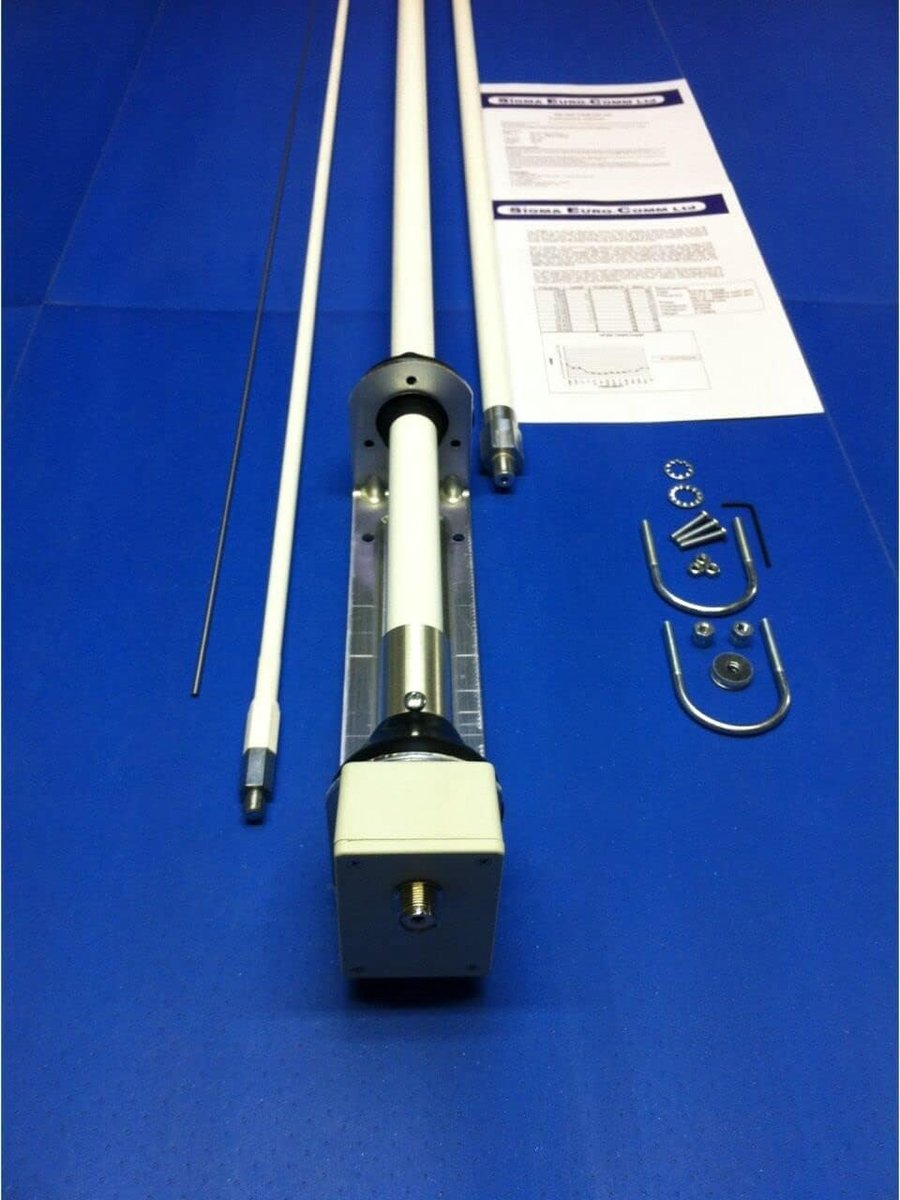 Verticale Antenne - Glasvezel Antenne - Radio Communicatie - 80 tot 6 Meter - 154 x 10 x 8 cm