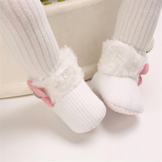 Warme Baby Booties met Antislipzool - Zachte Winterslofjes voor Peuters en Newborns — afbeelding 2